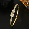 Pulsera de Mano Personalizada de Zirconia Micro-Pavé con Electrochapado de Oro Real para Mujer, Pulsera de Uñas de Mariposa con Letra H de Alta Gama, Pulsera de Lujo Accesible