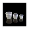 Accesorios para Equipo de Pesca Juego de Tres Piezas de Taza Medidora Pequeña de Plástico 150ml 100 50ml con Tapa y Escala Taza Medidora de Pesca