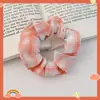 Cuerda para el Cabello de Seda Marrón de Gama Alta para Mujer, Anillo de Intestino para Atar el Cabello, Cubierta de Cuero de Aspecto Caro, Elegante, Accesorios para el Cabello de Intestino, Goma Elástica