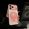 Adequado para Capa de Celular Magnética com Glitter para iPhone 17 Pro Max, Apple 16 Gradiente Toque de Alto Padrão, 15 Capa Protetora Anti-Queda