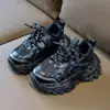 Zapatos deportivos para niños, zapatos tipo papá de malla transpirable para niños, zapatillas de correr versátiles de moda para niñas, nuevo modelo de otoño 2026