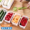 Caja de conservación de carne congelada para refrigerador, refrigerador de grado alimenticio, plástico especial con tapa, caja sellada para alimentos congelados y conservantes de frutas