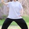 Nueva Uniforme de Tai Chi para Mujer Ropa de Práctica Bagua de Tai Chi 2025 Verano Camiseta de Manga Corta Tai Chi Superior para Hombre