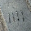 Conector de Clipe de Chumbo Metálico de Duas Pontas, Girador de Chumbo, Girador de Figura Oito, Equipamento de Pesca, Conector Giratório de Chumbo