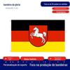 Bandeira da baixa saxônia bandeira de poliéster bandeira 3 * 5ft fabricante spot
