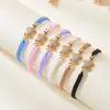 Pulseira de Tartaruga Cravejada com Diamantes Europeia e Americana Transfronteiriça Mais Vendida Joia de Corda de Mão Tecida à Mão Estilo Coreano Simples e Fashion para Mulheres