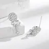 Nuevo bestseller transfronterizo europeo y americano de moda: Pendientes de estilo fresco y natural con un diseño de nicho a la moda y una estética dulce de alta gama