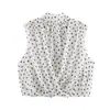 Estilo Europeo y Americano Transfronterizo Z Nueva Moda Elegante Ropa para Mujer al por Mayor Top Estilo Globo Plisado 3666151
