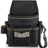 Bolsa de cintura para eletricista em tecido Oxford espessado, com vários bolsos, resistente ao desgaste, bolsa de ferramentas de reparo portátil, bolsa de cintura para armazenamento, em estoque do fabricante
