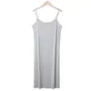 Vestido Camisola Modal Transfronteiriço de Comprimento Médio Tamanho Grande Camisola de Baixo Vestido Camisola Longo Camisola Camisola Camisola de Dormir