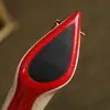 Zapatos de Tacón Alto de Celebridad de Internet para Mujer Stiletto Punta Fina No Cansan Profesionales de Charol Nuevos para Primavera y Otoño 2025 Tendencia Ins