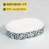 Placa de arranhar e ninho para gatos de papel kraft branco espessado, resistente a arranhões, resistente ao desgaste, papelão ondulado que não solta fiapos, adequado para todas as estações
