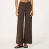 Pantalones de entrenamiento y fitness de pierna ancha, cintura cruzada, moldeadores de abdomen, tiro alto, levantamiento de glúteos para mujer 2588