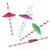 50 Unidades Palito de Papel para Guarda-chuva Decoração de Confeitaria Festa Havaiana Transfronteiriça Artesanato Guarda-chuva Pequeno Feito à Mão em Estoque Atacado