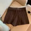 Pantalones de lana gruesa de punto trenzado súper bonitos para mujer de principios de otoño, primavera y otoño, para usar afuera, capa base, petite, pantalones casuales