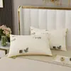 Núcleo de almohada con terciopelo de plumas de alta elasticidad, almohada de soporte para el cuello para adultos, almohada individual para dormitorio, hecho a medida de fábrica, disponible para dropshipping