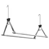 Tendedero Telescópico Ajustable para Balcón, Barra para Colgar Ropa sin Taladro, Tendedero de Acero Inoxidable para Colchas y Sábanas