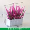 Planta de Flor Artificial Floral Pequeña en Maceta Interior Muebles para el Hogar Decoración de Escritorio para Sala de Estar Flor Falsa Ramo de Flores Secas
