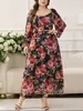 Colección especial de liquidación: Vestidos y batas largas de talla grande, holgados, adelgazantes y elegantes