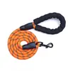 Guia Refletora para Cães para Travessia de Fronteira, para Cães Pequenos, Médios e Grandes, Guia de Nylon Estendida para Cães, Guia Luminosa Anti-Perda para Cães