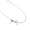 "lazo" acero de titanio cadena hueso de serpiente collar cadena para el cuello cadena clavícula dulce collar femenino nicho senior collar fresco