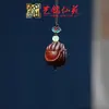 Pingente de Corrente para Celular Sapo de Madeira Arco-Íris Yiming Xianyuan Sandália Criativa de Sândalo Animal Desenho Animado Sapo Ornamento