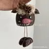 Muñeca de cáscara de nuez, muñeca de campana de agua, amuleto para bolso DIY hecho a mano, colgante lindo y peculiar, decoración para coche, popular en zonas escénicas