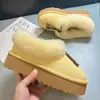 Zapatillas de Algodón Cálidas de Invierno Nuevas Nuevos Mocasines Casuales 2026 Más Terciopelo Zapatos de Algodón para Exteriores Zapatos Cerrados Peludos para Mujer