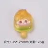 Muñeca Linda Comida de Helado Juguete Hecho a Mano DIY Pegamento de Crema Funda de Teléfono Accesorios para Tocados y Pinzas para el Cabello Piezas de Resina Venta al por Mayor