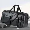 Bolsa de Viagem Multifuncional de Couro Macio de Super Capacidade Transfronteiriça Mochila Grande Casual Bolsa de Mão para Viagem de Negócios Bolsa de Ombro Masculina