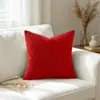 Capa de Almofada de Veludo Liso Transfronteiriça, Nova Capa de Almofada de Sofá Patchwork Personalizada para Sala de Estar, Quarto, Capa de Almofada de Cabeceira