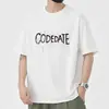 Camiseta de Manga Corta para Hombre Resistente Estilo Americano, Nuevo Modelo Verano 2026, Marca de Streetwear de Moda, Top Holgado de Cuello Redondo para Hombre