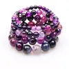 Zhou Lianfa Atacado Taobao Joias de Pedra Azul, Contas Budistas, Pulseiras de Cristal, Ágata, Pedra Olho de Tigre, Pulseiras de Cristal Rosa, Presentes