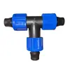 Nova Válvula de Derivação de Mangueira Macia 16mm Conector de Mangueira de Irrigação Agrícola Interruptor de Mangueira de Irrigação por Gotejamento Tubo Principal de PE Conjunto Completo de Acessórios para Irrigação por Gotejamento