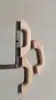 Espátula de Madeira em Arco com Design Antiderrapante, Cabeça Redonda de Nogueira Feita à Mão, Cabeça de Ferro, Combinação de Ferro e Madeira