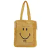 Bolso de Mano Tejido Hueco para Mujer 26 Nuevo Estilo Tejido a Mano Artístico Casual de Paja para Vacaciones en la Playa