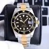 Serie Submarina Lao Zero Sala de Reparación Oro Negro Verde Reloj Fantasma del Agua Importado 8215 Automático Mecánico Reloj para Hombre