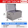 Caja de Herramientas Grande de Hierro Hardware Placa de Acero Inoxidable Caja para Llevar con Cerradura Caja de Almacenamiento Almacenamiento Coche Caja Vacía