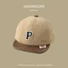 Gorro de Bebé Otoño e Invierno Ala Suave Estilo Coreano Letra Gorra de Béisbol con Visera para Niño Primavera y Otoño Protector Solar Gorra de Béisbol para Bebé Niña Pequeña