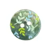 Botones de Concha de Ostra de Caballo Naturales Frescos Hojas Pequeñas Botones para Camisa Suéter Cárdigan Botones para Vestido Botones para Ropa