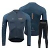 Conjunto de Roupas de Ciclismo de Manga Longa para Comércio Exterior, Roupas de Ciclismo de Estrada de Secagem Rápida e Respiráveis, Conjunto de Secagem Rápida para Bicicleta, Equipamento de Ciclismo