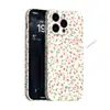 Funda de teléfono para iPhone 18 Pro de ramas finas color rosa estilo INS, nueva, ultrafina, carcasa dura brillante, Apple 14