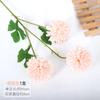 Simulação crisântemo de bola de três cabeças flor falsa hortênsia flor artificial crisântemo pingue-pongue decoração de casamento para casa buquê de hortênsia de simulação
