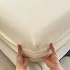 Lençol de Elástico Peça Única Cobertura de Cama Novo Lençol de Cama Tudo Incluído Capa para Colchão Simmons Capa Protetora à Prova de Poeira Antiderrapante Algodão Não Puro Algodão Puro