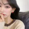 Pendientes de Tachuela Festivos de Año Nuevo s925 Color Rosa Moda Sencillos Combinan con Todo Celebridad de Internet Distintivos Estudiante Pendientes de Flocado