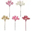 Decoração de feriado transfronteiriça Série de Natal Enfeites de feriado para casa Adereços Romã de nove cabeças artificial Galhos decorativos de cristal de gelo