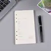 En stock Manual Libro de Hojas Sueltas Núcleo Interior Personalizado A5A6 Cuaderno de Papelería para Estudiantes Libro de Espiral en Blanco Sustituto