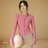 Conjunto de Roupas de Yoga para Mulheres 2026 Novo Estilo High-End Tamanho Grande Roupa Externa Secagem Rápida Pilates Fitness Roupa Manga Longa Estilo Primavera e Outono