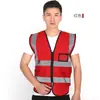 Chaleco Reflectante Ropa Sitio de Construcción Chaleco Transpirable Jardín Saneamiento Mano de Obra Ropa Reflectante Personalización