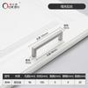 9*9 moderno simple transfronterizo comercio exterior internacional gabinete armario mueble tirador aleación de aluminio tirador de puerta de gabinete spray negro